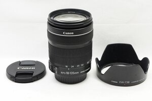 【適格請求書発行】Canon キヤノン EF-S 18-135mm F3.5-5.6 IS STM APS-C ズームレンズ フード付【アルプスカメラ】241023m