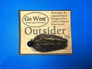 GoWest 【Outsider】スモラバ (3/32oz ・0.4mm チタンガード) Color:Dark Green Pupmkin-06