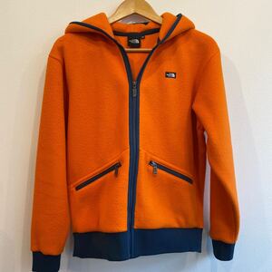 ノースフェイス　アルマディラフルジップフーディ　オレンジ　Mサイズ フリースジャケット ARMADILLA Hoodie