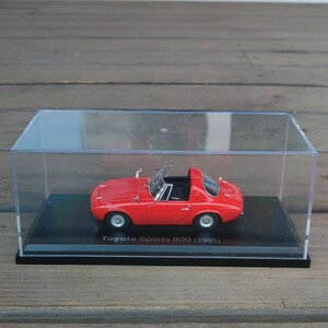 トヨタ スポーツ Toyota Sports 800 (1965) 1/43 - アシェット国産名車コレクション Hachette　ミニカーkaz