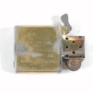 【中古】ZIPPO ジッポー インサイドユニット INSIDE UNIT USA製 純正ゴールド GOLD 交換用 中身 レギュラータイプ (#DNQ2K)