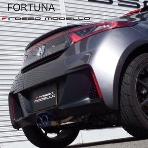 ロッソモデロ FORTUNA マフラー S660 JW5 チタン マフラー 車検対応 ブルー センターW出し