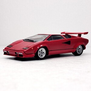 1/43 ランボルギーニ カウンタック 1985 Lamborghini Countach ミニカー レッド スーパーカー イタリア車 昭和の名車 旧車 1円〜 011902