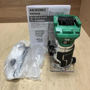 即決！HIKOKI 36V/マルチボルト 充電式トリマ M3608DA(NN) 本体のみ 新品 税込 在庫有り　/ハイコーキ/旧日立工機