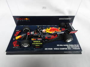 PMA製 1/43 レッドブル ホンダ RB16B フェルスタッペン ワールドチャンピオン アブダビGP