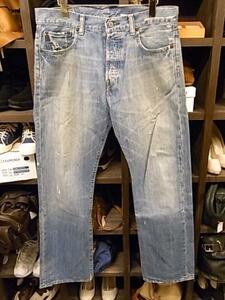 ABERCROMBIE&FITCH ブーツカット ダメージジーンズ SIZE 30