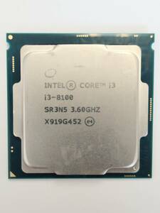 ■PCP28■第8世代 Intel Core i3-8100 SR3N5 3.60GHz LGA1151