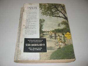 米国　Sears　シアーズカタログ　１９４８年 春夏号　昭和２３年