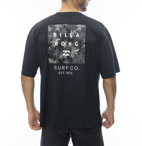 【SALE】★送料無料★2024春夏 新品【BILLABONG/ビラボン】RASH HALF SLEEVE TEE ラッシュガード ラッシュT BLK メンズM BE011-867