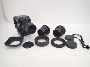 【ジャンク品】Mamiya RZ67 PROFESSIONAL マミヤ 中判カメラ ボディ レンズ 3本/ワインダー付 ∽ 70F6C-2