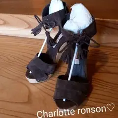 Charlotte ronson シャーロットロンソン　ウエッジソールサンダル♡