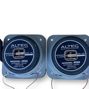 【入手困難、動作品】ALTEC 405A スピーカーユニット　2個ペア/アルテック