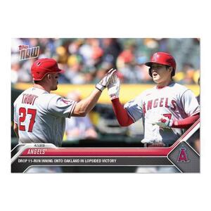 topps now 大谷翔平 トラウト エンゼルス MLB 2023 トップスナウ カード 2023/4/1