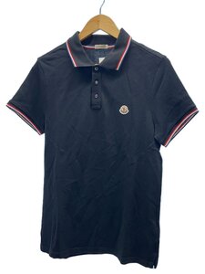 MONCLER◆ポロシャツ/M/コットン/BLK/無地/C-SCOM-18-2464