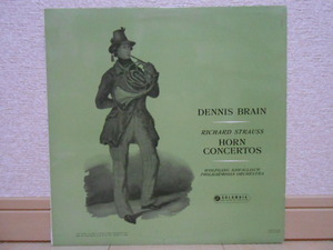 英COLUMBIA 33CX-1491 デニス ブレイン R.シュトラウス ホルン協奏曲 DENNIS BRAIN