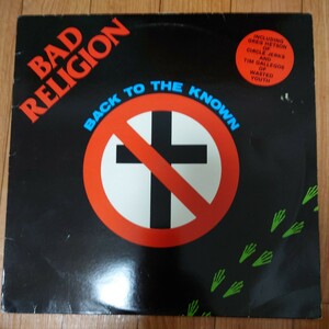 レア！ Bad Religion - Back To The Known Single Sided 1985 US original オリジナル盤