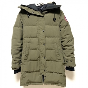 カナダグース CANADA GOOSE ダウンコート サイズS 2302JL - カーキ レディース 長袖/ファー/ファー取り外し可/秋/冬 コート