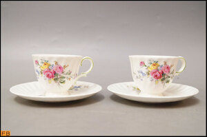 1462-ロイヤルドルトン◆アルカディア カップ＆ソーサー C＆S ペア 2客 デミタス ARCADIA ROYAL DOULTON