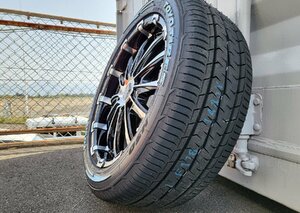 タイヤホイールセット 18インチ バウンティコレクション BD12 225/50R18 200系ハイエース TOYO H30 ホワイトレター 新品 4本セット