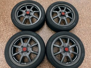 ★ RSワタナベ コペン 軽自動車 15インチ 5J+45 4H 100 165/50R15 2023年 4本 ヨコハマ ブルーアース ES32 ワゴンR アルト ミラ