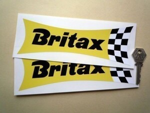 ◆送料無料◆ 海外 ブリタックス Britax チェッカー 200mm 2枚セット ステッカー