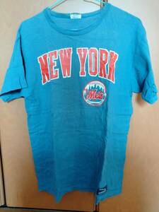 1980年代に購入した古着　ニューヨークメッツ　NEWYORK METS Tシャツ　M-38-40 MADE IN USA　アメリカ製