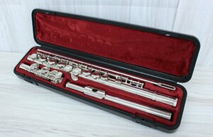 【行董】YAMAHA ヤマハ フルート YFL211S 演奏楽器 管楽器 日本製 ハードケース付き 刻印あり AF116ABA12