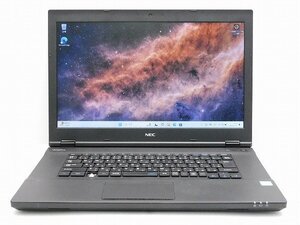 【1円スタート】NEC VKT16X-3 PC-VKT16XBGEUA3 Core i5 8250U 1.6Ghz 8GB 240GB(SSD) DVD-ROM 15.6インチ HD (1366×768) Windows11 Pro