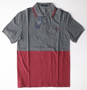 新品 本物 FRED PERRY フレッドペリー LAUREL WREATH COLLECTION ポロシャツ 36 M4108 1220 nb