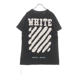 OFF-WHITE オフホワイト Heavy Duty T-Shirt ロゴプリント 半袖Tシャツ ブラック