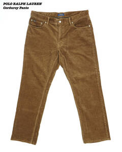 POLO RALPH LAUREN CORDUROY PANTS W34 L30 RL24020 ポロラルフローレン コーディロイパンツ パンツ 細畝 コーディロイ