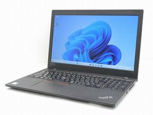 【1円スタート】Lenovo ThinkPad L590 20Q8S06X00 Core i5 8265U 1.6Ghz 8GB 128GB(SSD) 15.6インチ HD (1366×768) Windows11 Pro 64bit