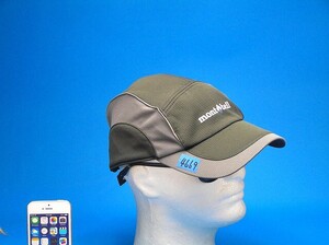 ♪ モンベル montbell ♪ 使用1回 WIC. クール キャップ Grey系 メンズ&レディース 帽子 S～M-size 54㎝～58㎝ ■4669