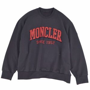 モンクレール MONCLER スウェット トレーナー 2022年 グリッター プルオーバー トップス メンズ 3XL ブラック cf05oe-rm05r06825