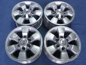 トヨタ 215系 ハイラックスサーフ 純正 16インチ アルミホイール 4本 / 16× 7J +30 6H PCD 139.7