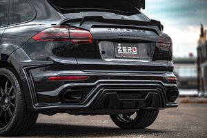 ゼロ デザイン ポルシェ カイエン 958 リア バンパー PORSCHE CAYENNE エアロ パーツ ZERO DESIGN