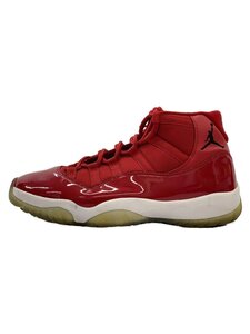 NIKE◆AIR JORDAN 11 RETRO/エアジョーダンレトロ/レッド/378037-623/28.5cm/RED