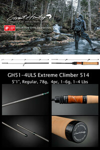 MEGABASS GREATHUNTING MOUNTAIN STREAM EDITION GH51-4ULS Extreme Climber 514