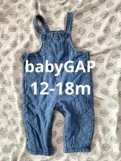 GAP baby デニムサロペット　12-18m