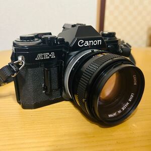 Canon AE-1 LENS FD 50mm F1.4 S.S.C. SSC キヤノン 一眼レフカメラ FDマウント レンズセット フィルムカメラ