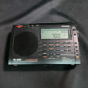 ラジオ　TECSUN PL-660 (黒) FM/LW/MW/SW/AIR エアバンド BCL ラジオ 小型 高性能 短波ラジオ 混信除去機能 高感度 通電可