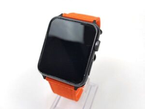 apple watch 42mm用 ナイロン製ミリタリーストラップ バンド ベルト nato風 オレンジXブラック