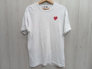 PLAY COMME des GARCONS コムデギャルソン 半袖Tシャツ AZ-T108 サイズXL ホワイト 白