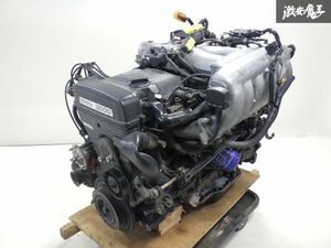 【実動外し】トヨタ 純正 JZA80 80 スープラ NA 2JZ-GE 5MT エンジン 本体 ブロック クラッチ ヘッド インマニ エキマニ 約8万Km 棚31-4