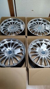 1円〜完全売切☆4本セット未使用☆カールソン 1/16RSR 10.5x21+40 5-112 Carlsson メルセデスベンツ GLS GL ML GLE 