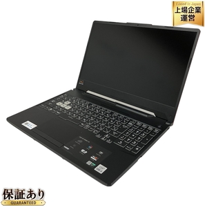 ASUS TUF Gaming F15 FX506LHB ゲーミングノートPC Core i5-10300H 8GB SSD 512GB WIN11 GTX 1650 15.6インチ FHD 中古 良好 T9293835