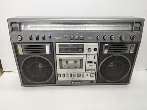 【ゆ】120 昭和レトロ National ナショナル ラジカセ RX-5400 大型 ステレオ FM AM RADIOカセットレコーダー 電車エコー ジャンク 中古