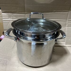 あ-4870）STAINLESS STEEL 鍋 写真のみ　中古現状品