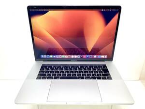 ◆Apple MacBook Pro 2017 シルバー macOS Ventura 13.4.1 2.9GHz クアッドコア Intel Core i7 メモリ16GB SSD512GB 15.4インチ AC付属 