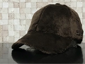 【未使用品】681QA★LANVIN SPORT ランバン・スポール ゴルフ キャップ 帽子 CAP 上品で高級感のあるブラウンの起毛素材♪《FREEサイズ》